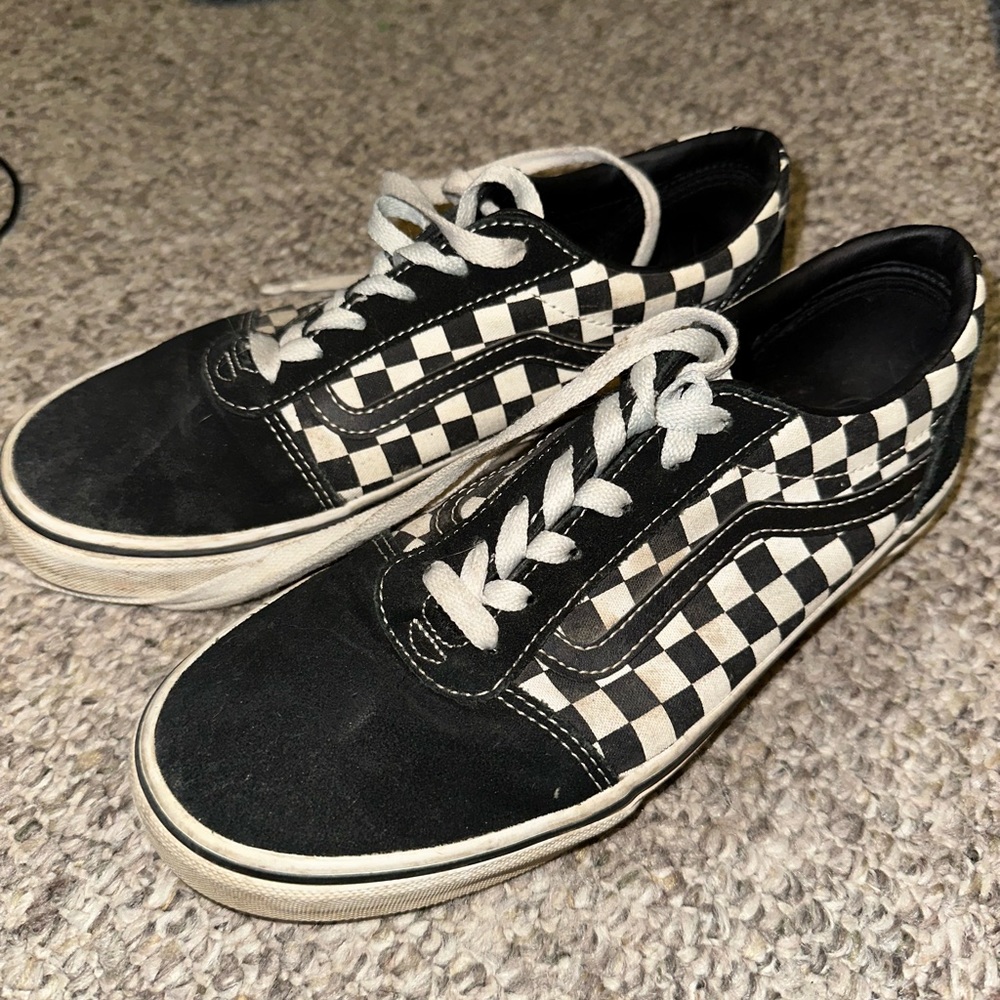 Checkered Vans Sneakers